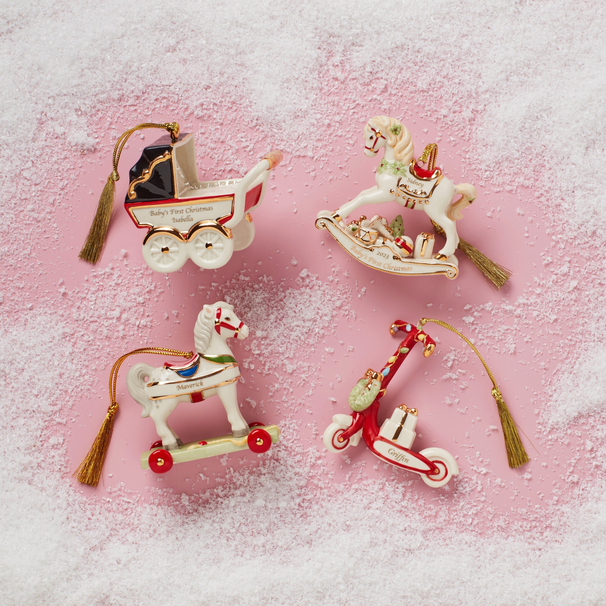 Personalized Christmas Scooter Ornament