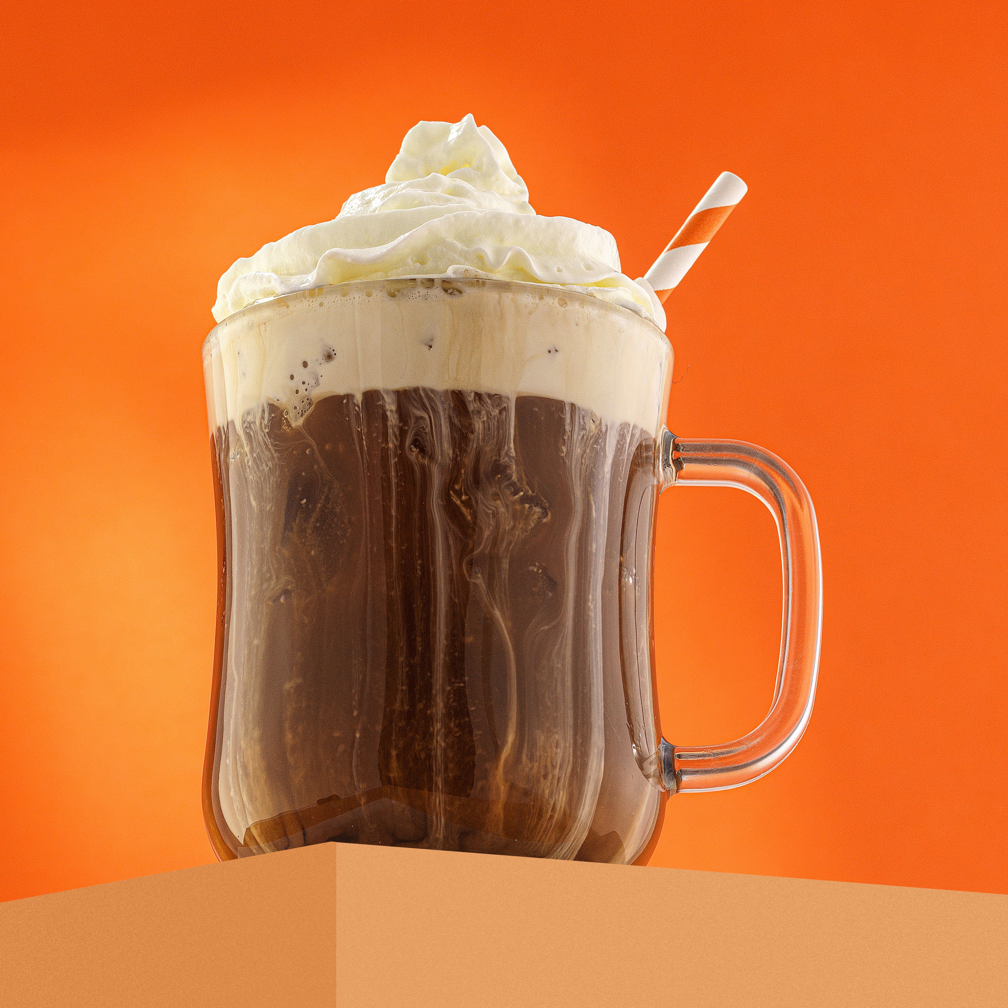 Diner Glass Coffee Mugs