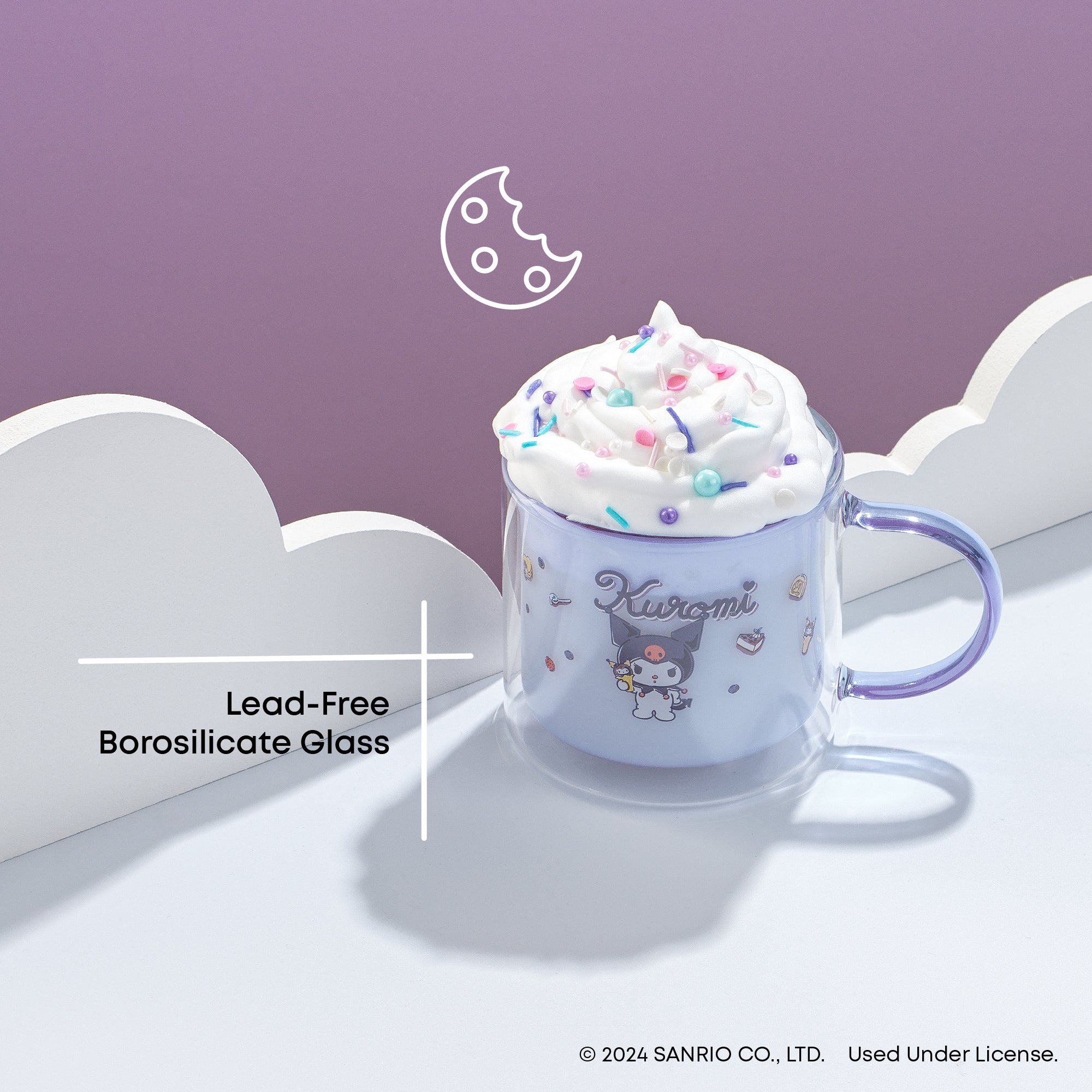 Sanrio® Kuromi® Double Wall Coffee Mug