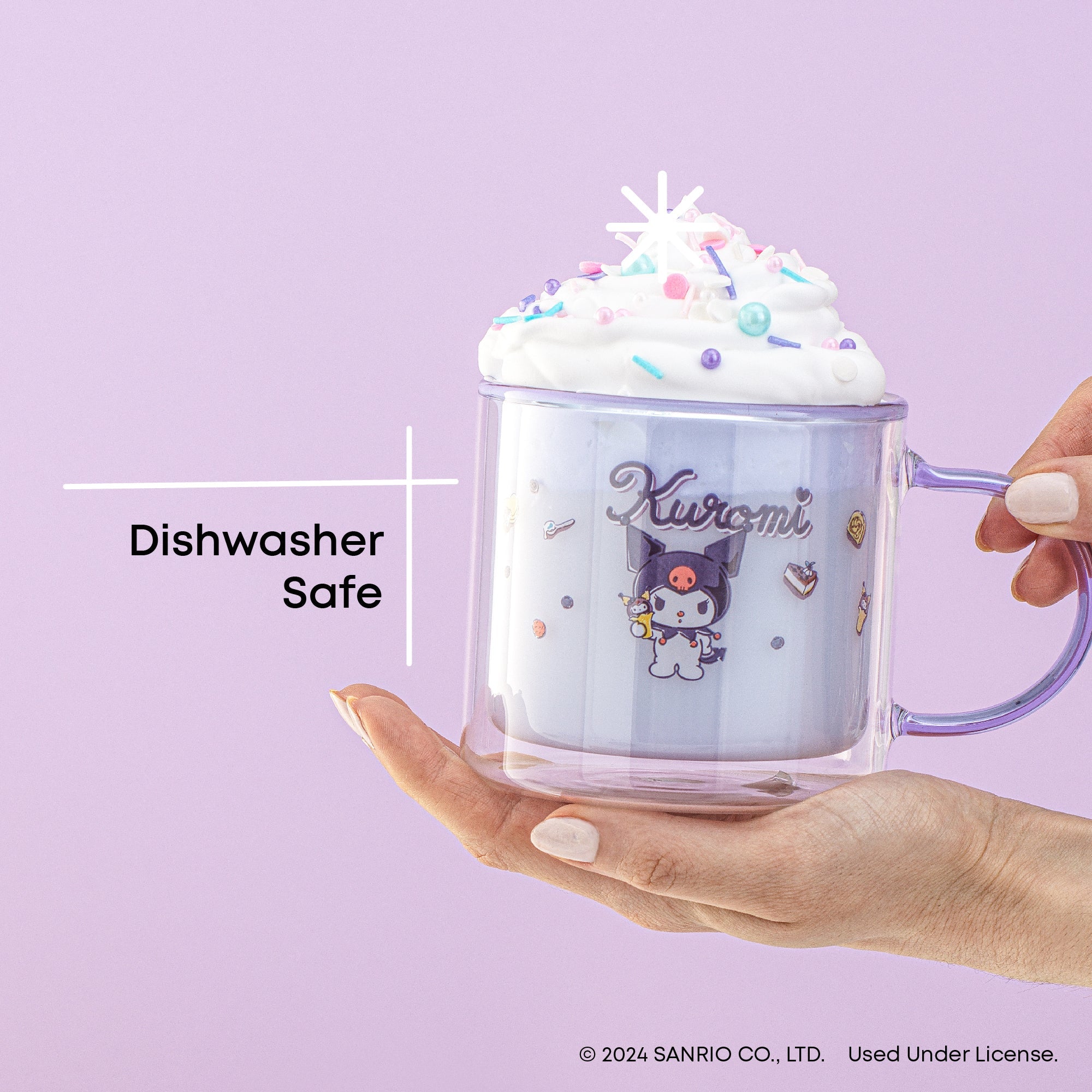 Sanrio® Kuromi® Double Wall Coffee Mug