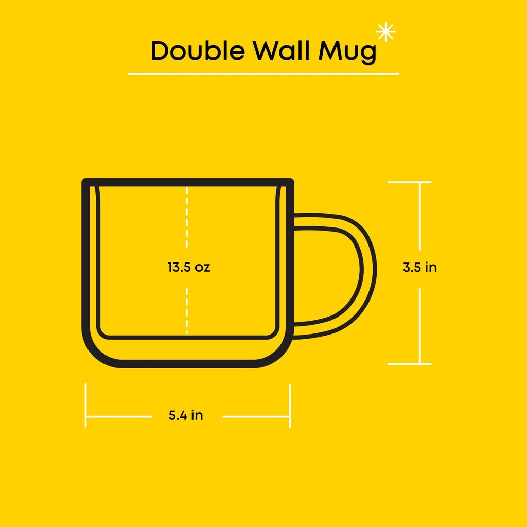 Sanrio® Kuromi® Double Wall Coffee Mug