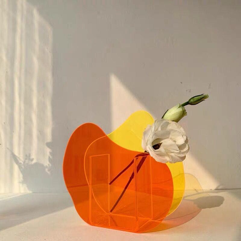Light Transit Acrylic Vase & Desktop Accent