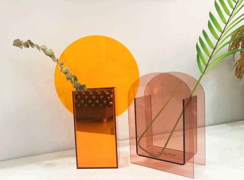 Light Transit Acrylic Vase & Desktop Accent