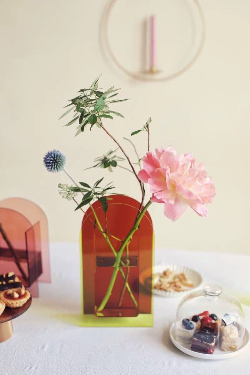 Light Transit Acrylic Vase & Desktop Accent