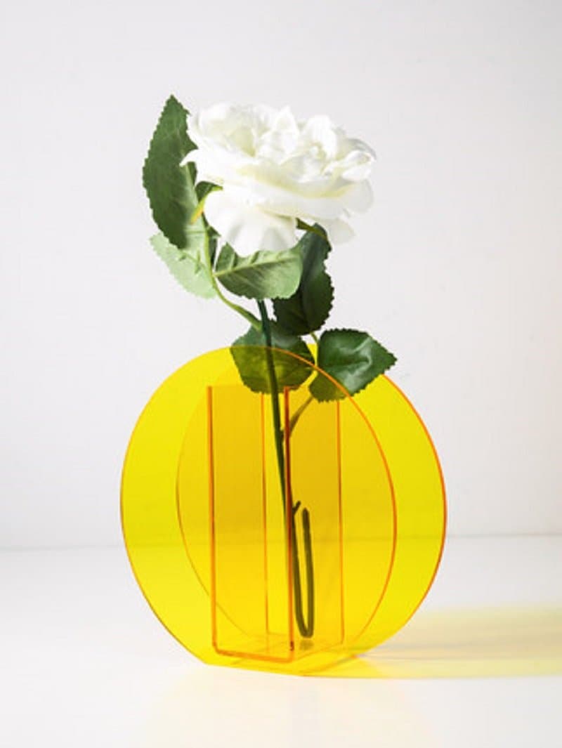 Light Transit Acrylic Vase & Desktop Accent