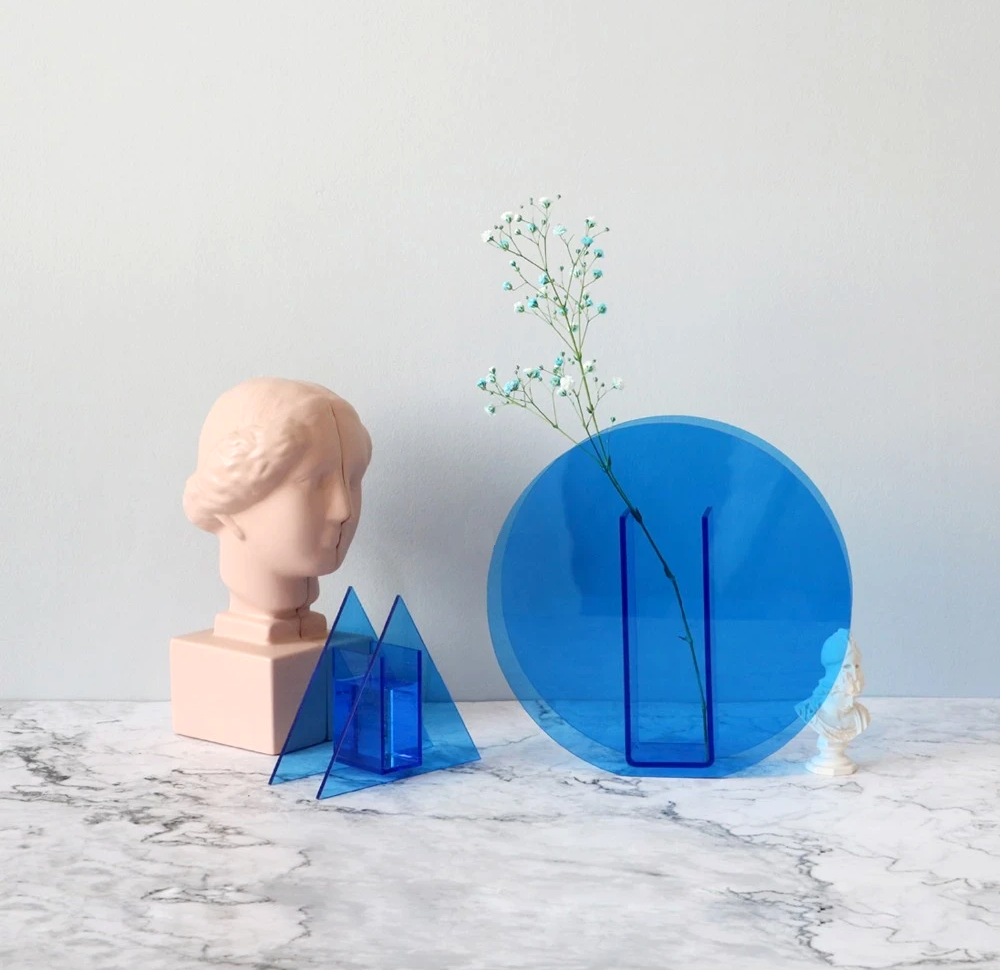 Light Transit Acrylic Vase & Desktop Accent