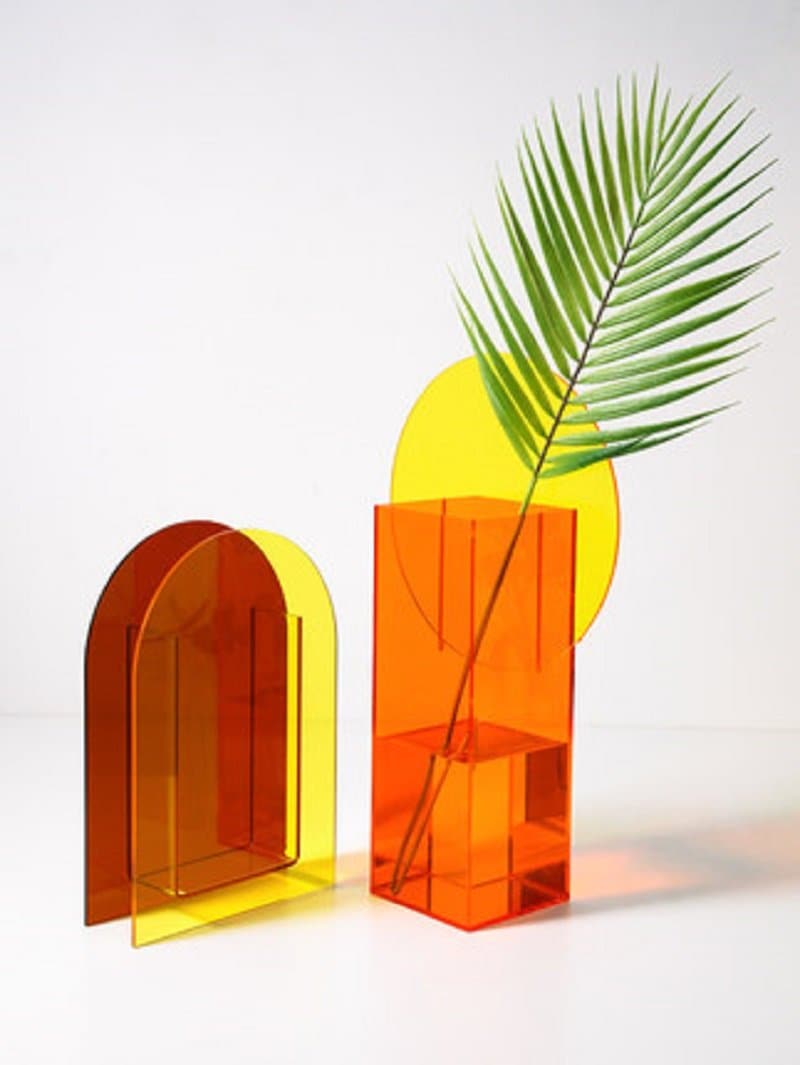 Light Transit Acrylic Vase & Desktop Accent