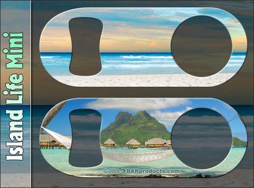Mini Speed Bottle Opener / Bar Key - Island Life